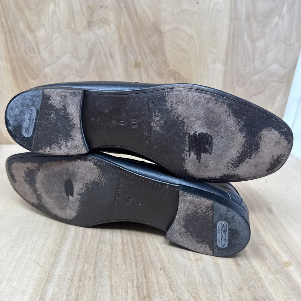 Santoni bit loafer